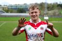 Cian Tyrer scored six tries in Roughyeds 62-0 win against Hunslet