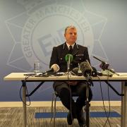 Assistant chief constable Chris Sykes at GMP's press conference
