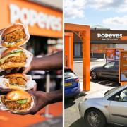 It'll be the first Popeyes drive-thru in Manchester