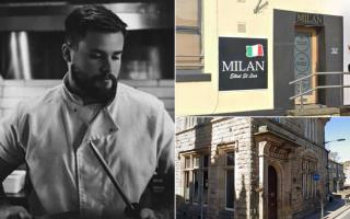 Jimmy Brereton, left, and the Milan Bar and The Bank