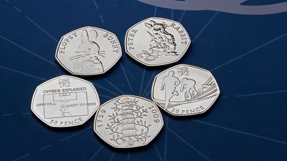 The Royal Mint reveals its 10 rarest 50p coins - see how much they're worth | The Oldham Times