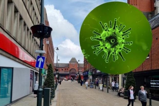 Oldham town centre and coronavirus substance