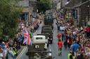 A parade during a pre-Covid Yanks are Back in Saddleworth event