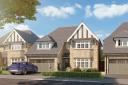 A CGI of some of the homes planned for Broadstone Manor
