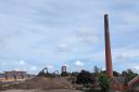 Hartford Mill's remaining chimney, Oldham