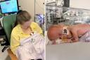 Baby Ophelia was born at just 27 weeks