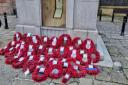 Wreaths laid at Oldham War Memorial in 2021