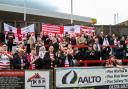Roughyeds fans were out in force and in full voice in the top-of-the-table clash at Keighley Cougars on Sunday