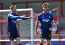 Conor McAleny (right) has left Oldham Athletic for Salford City, signing a two-year deal with Latics' League Two rivals
