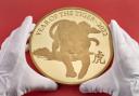 A giant new gold coin has been made by the Royal Mint to celebrate the Chinese New Year (Royal Mint/PA)