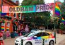 The GMP Pride car at a previous Oldham Pride
