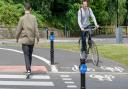 Active travel infrastructure includes pedestrian crossings and cycle paths