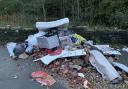The flytipping on Oldham Edge