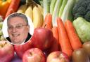 Cllr Howard Sykes, inset, is backing a campaign that would make food affordable for all