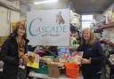 Sarah Cook, CEO of HOST and Lynne McMylor of Cascade Baby Bundles (left to right)
