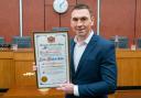 Sinfield, who some locals call 'Sir Kev', is now one of just 27 people to receive the award