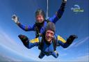 Tony 'Spike' Milligan from Oldham doing a skydive for charity