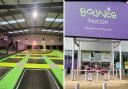 The trampoline park is closed while the refurb is underway