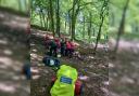 Oldham Mountain Rescue Team rescue a boy from Tandle Hill
