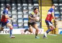 Kian Morgan scored a last minute try to seal victory against Rochdale Hornets Picture: Dave Murgatroyd