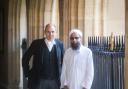 Eton’s headmaster Simon Henderson and Star Academies chief executive Sir Hamid Patel CBE at Eton College