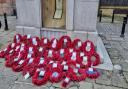 Wreaths laid at Oldham War Memorial in 2021