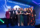 The team won the Public Private Partnership of the year at the ceremony, which was presented by Hugh Dennis