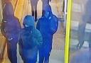 The force is looking to speak to a group of three men in connection with the incident
