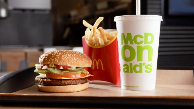 The Oldham Times: The McPlant burger (McDonald’s/PA)