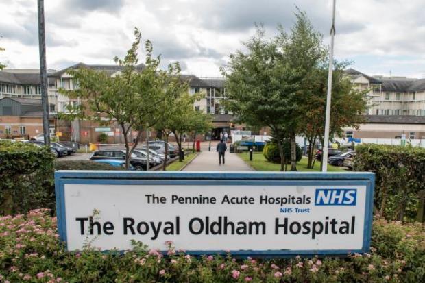 The Royal Oldham Hospital has requested military support.