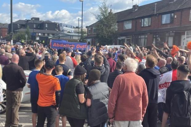 ACTIVE: Latics fans have staged protests against the club’s ownership this season but remain behind the team