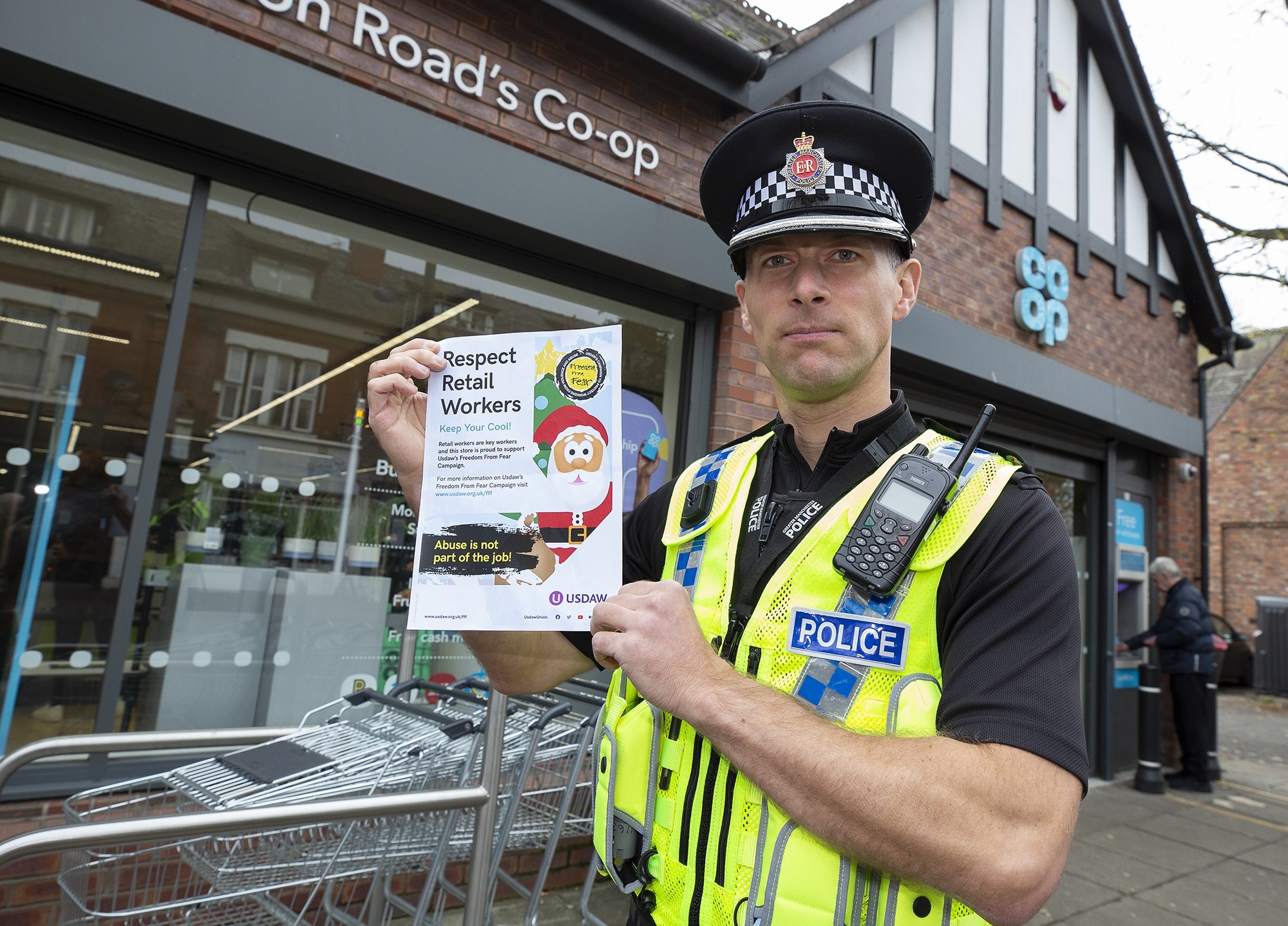 Police are backing the Shop Kind campaign
