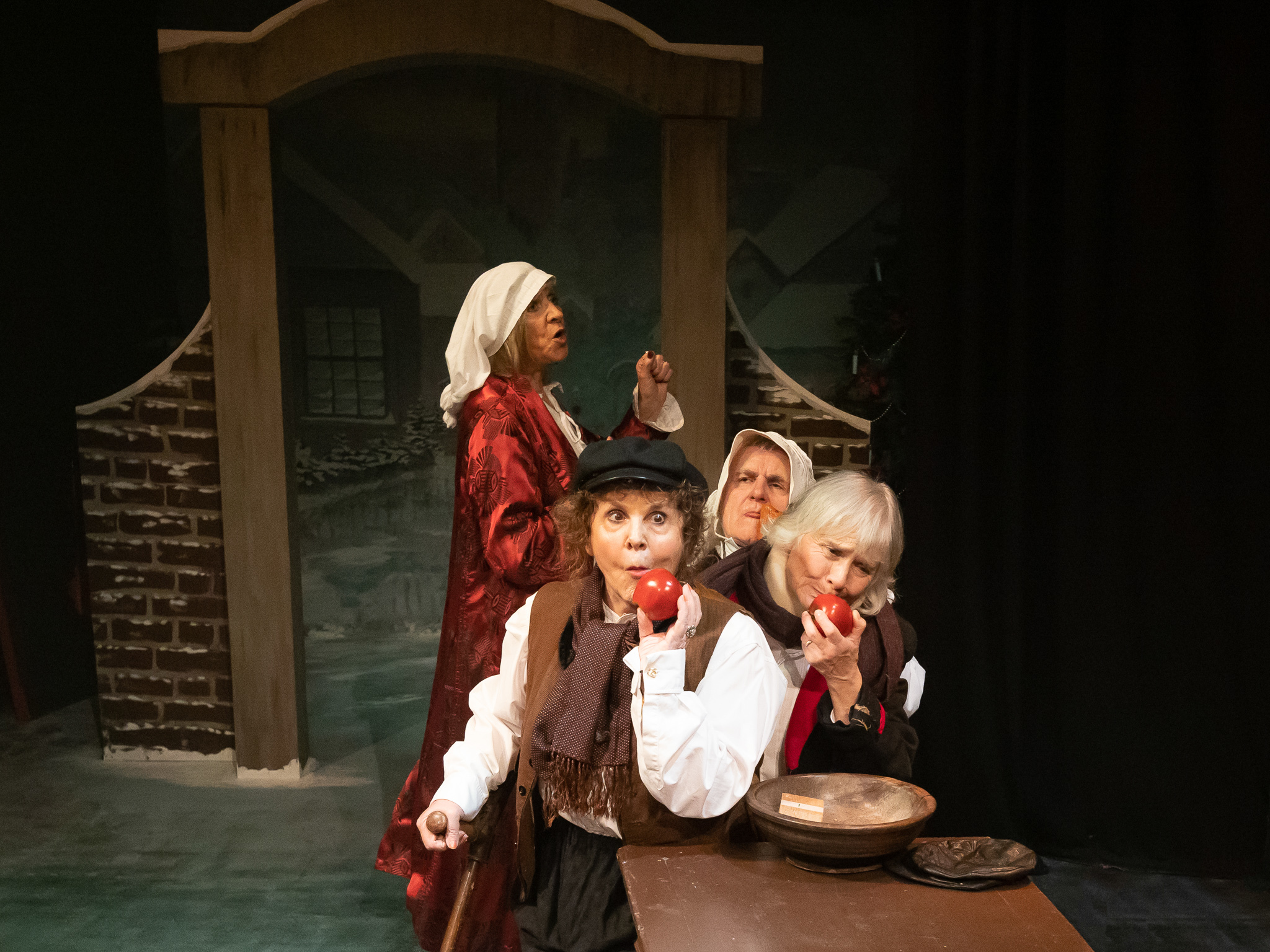 A performance of A Christmas Carol from the Farndale group at the Millgate Arts Centre this week (Image: Facebook).