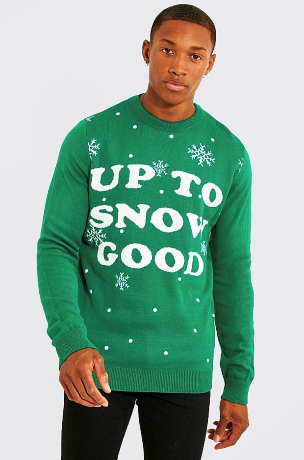 The Oldham Times: Up To Snow Good jumper (boohooMAN)