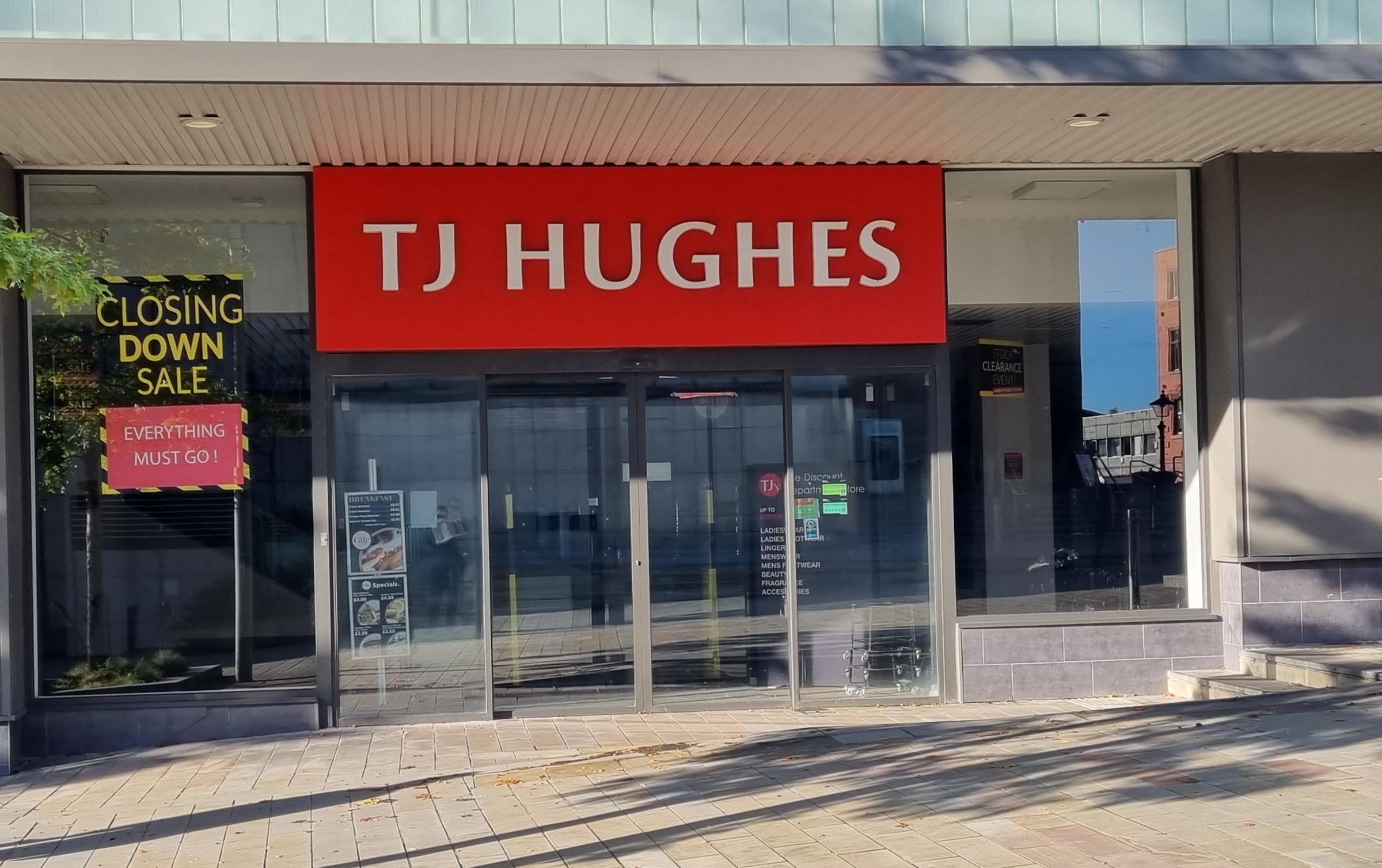 The TJ Hughes store