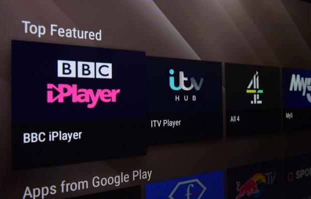 The Oldham Times: BBC iPlayer, ITV Hub, All 4, My 5 streaming apps on Smart TV. Credit: PA