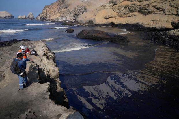 Oil spill in Peru
