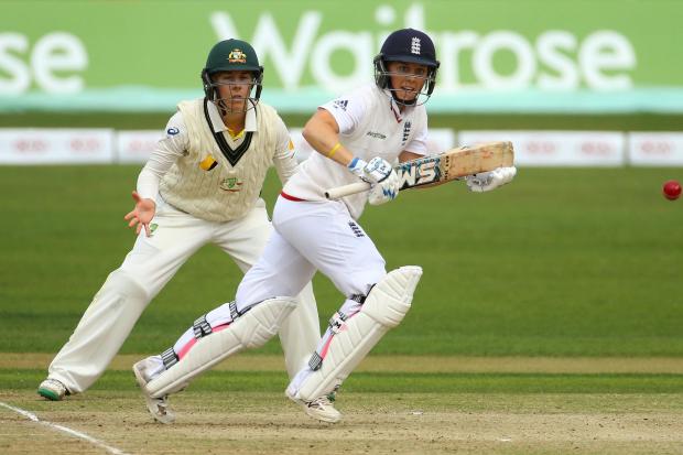 Heather Knight scored a century for England on the second day of the women's Ashes Test