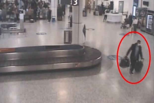 The Oldham Times: CCTV of Rashid at Birmingham Airport