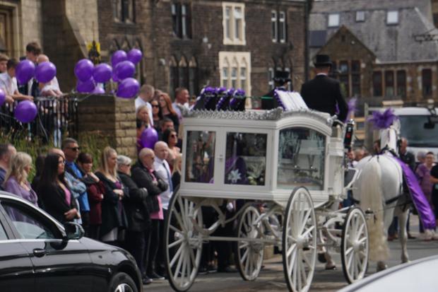 Crowds line the streets to celebrate life of Katie Kenyon
