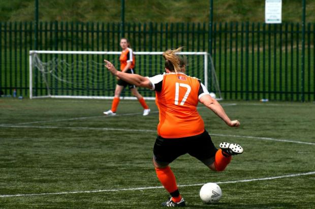 The Oldham Times: MID Communications, which is sponsoring the Women's First Team, said it is excited to see how the women's football will develop at the club. Image by AFC Oldham.