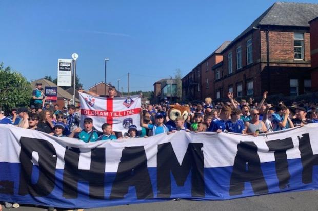 Frank’s ‘flat cap army’ descended in their thousands on Saturday ahead of the big game