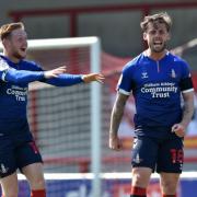 Conor McAleny (right) has left Oldham Athletic for Salford City, signing a two-year deal with Latics' League Two rivals