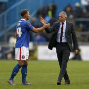 Keith Curle with Hallam Hope when they pair were both at Carlisle United