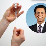 ROLLOUT: Cllr Zahid Chauhan, Oldham Council's health and social care cabinet member, inset