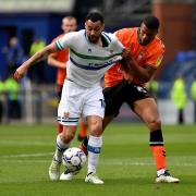 Action from Tranmere v Oldham