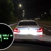 The driver was clocked going 140 mph. Photo: Twitter/@WYP_PCWILLIS