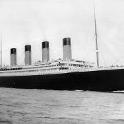 RMS Titanic leaving Southampton on her ill-fated maiden voyage
