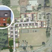 An application to build 50 family homes has been submitted