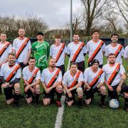 MHF Oldham in their new Samaritans kit on the weekend